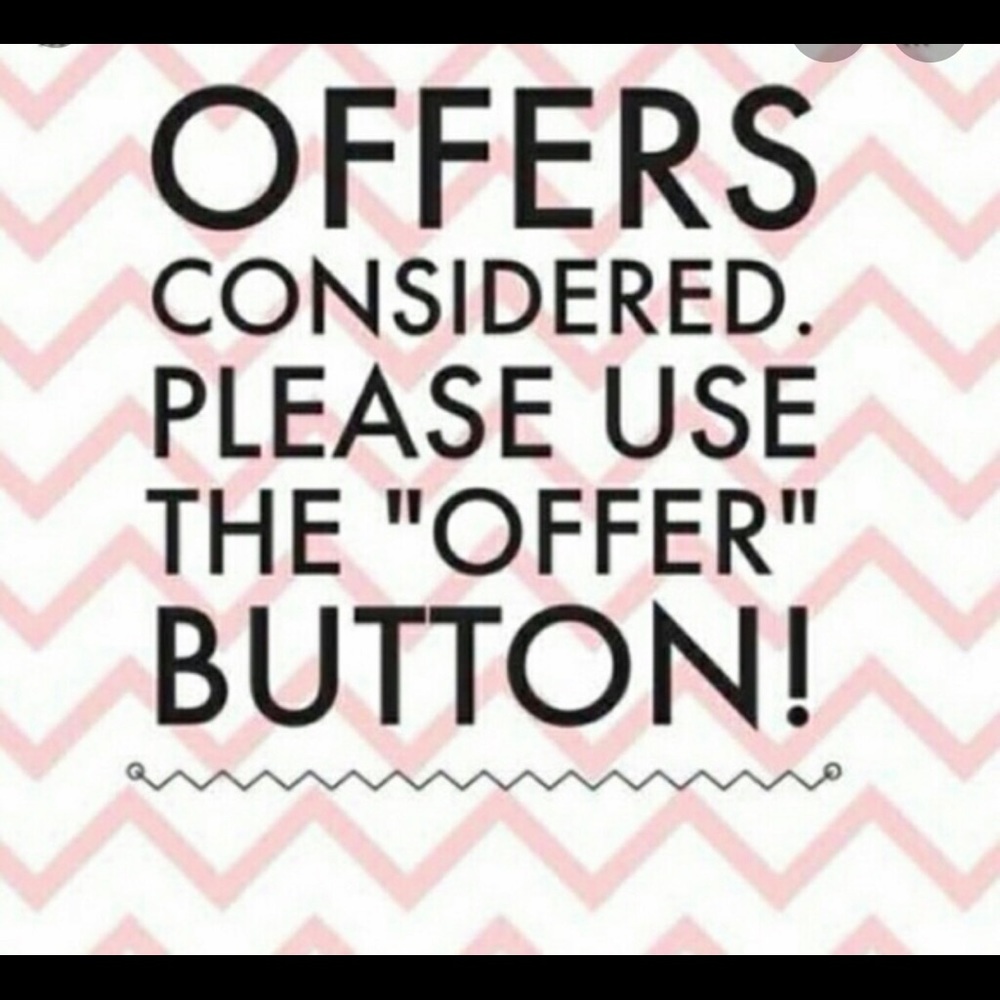 Reasonable offers welcome